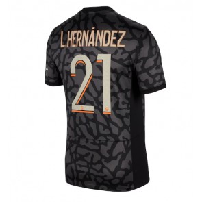 Paris Saint-Germain Lucas Hernandez #21 Replica Third Stadium Shirt 2023-24 Short Sleeve
